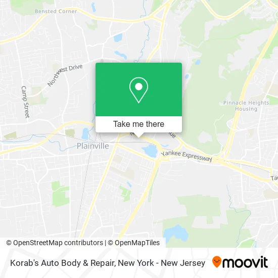 Korab's Auto Body & Repair map