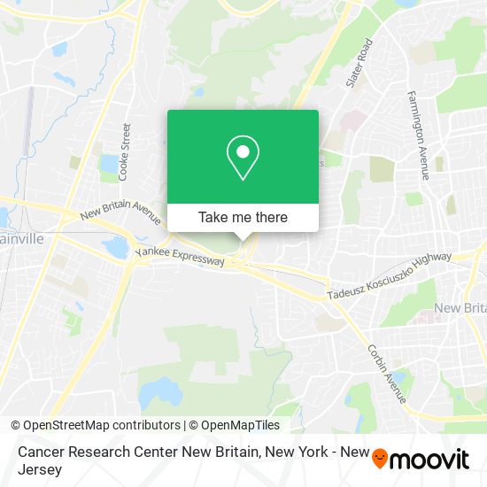 Mapa de Cancer Research Center New Britain