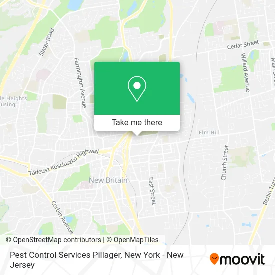 Pest Control Services Pillager map