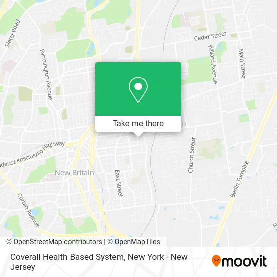 Coverall Health Based System map