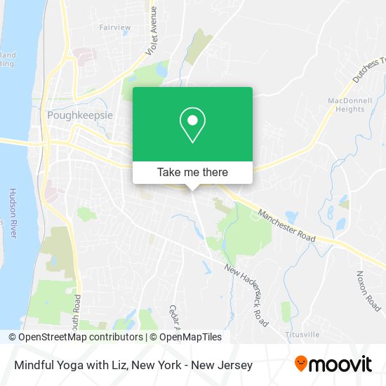 Mindful Yoga with Liz map