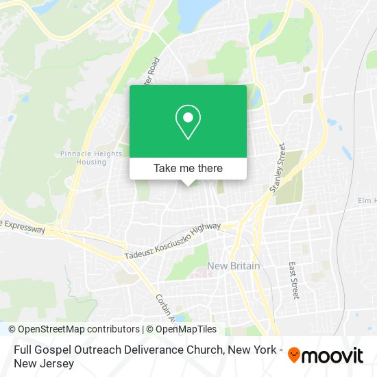 Mapa de Full Gospel Outreach Deliverance Church