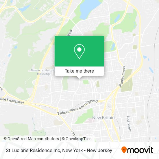 Mapa de St Lucian's Residence Inc