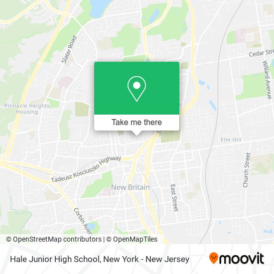 Mapa de Hale Junior High School