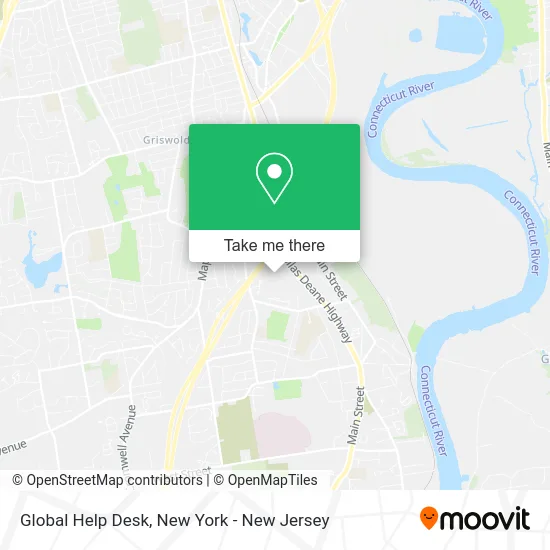 Global Help Desk map