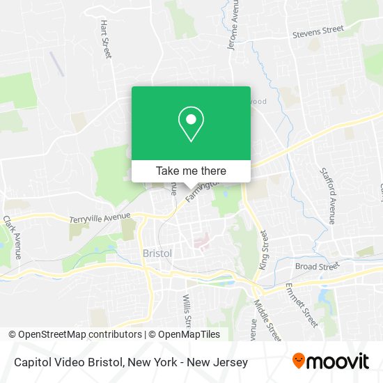 Mapa de Capitol Video Bristol