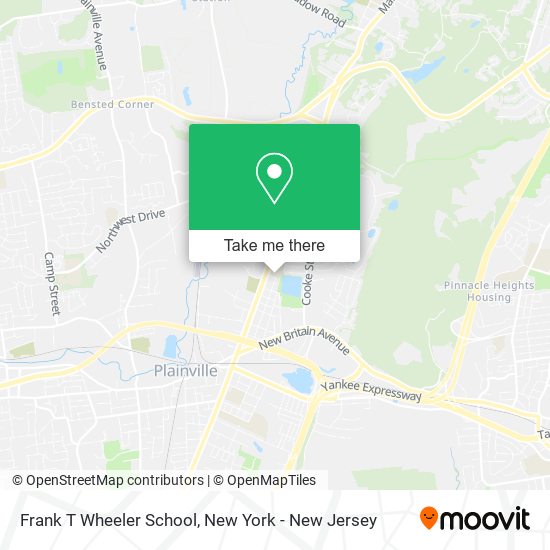 Frank T Wheeler School map