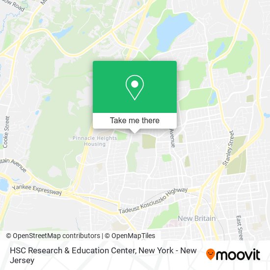 Mapa de HSC Research & Education Center