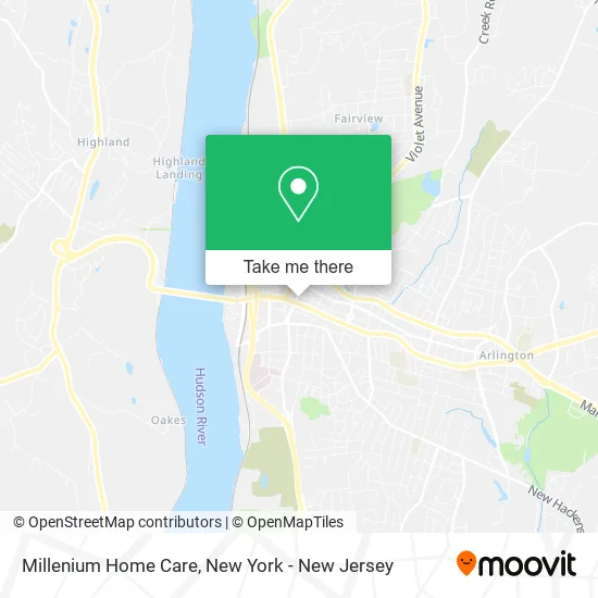 Millenium Home Care map