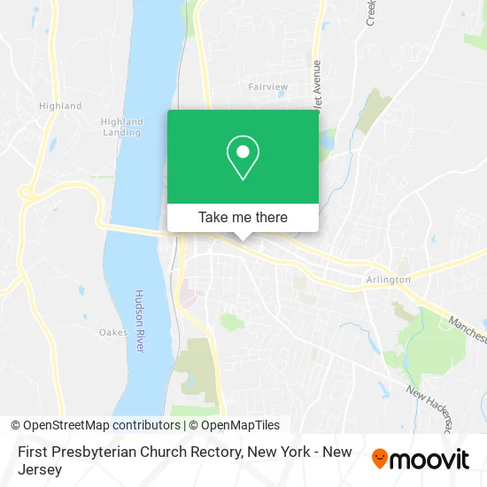 First Presbyterian Church Rectory map