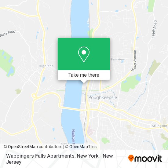 Mapa de Wappingers Falls Apartments