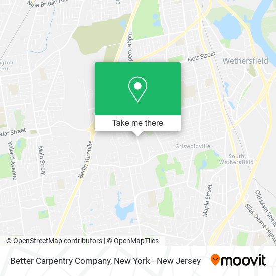 Mapa de Better Carpentry Company