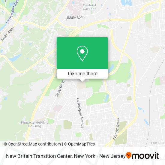 New Britain Transition Center map
