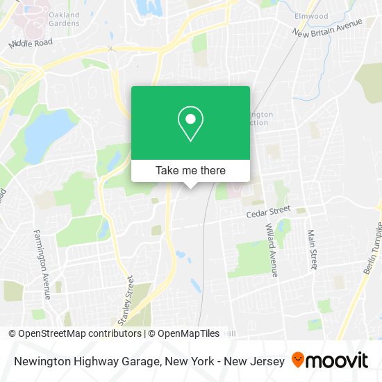 Mapa de Newington Highway Garage
