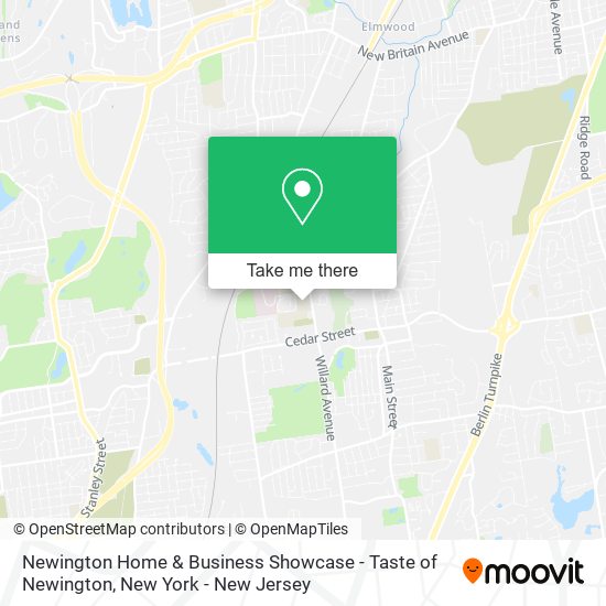 Newington Home & Business Showcase - Taste of Newington map