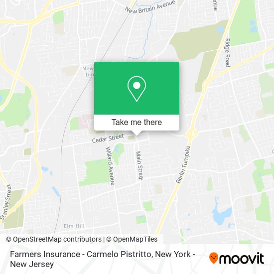 Mapa de Farmers Insurance - Carmelo Pistritto
