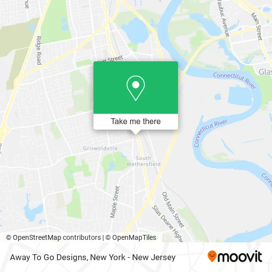 Away To Go Designs map