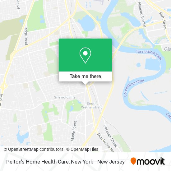 Mapa de Pelton's Home Health Care