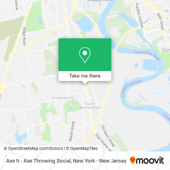 Mapa de Axe It - Axe Throwing Social