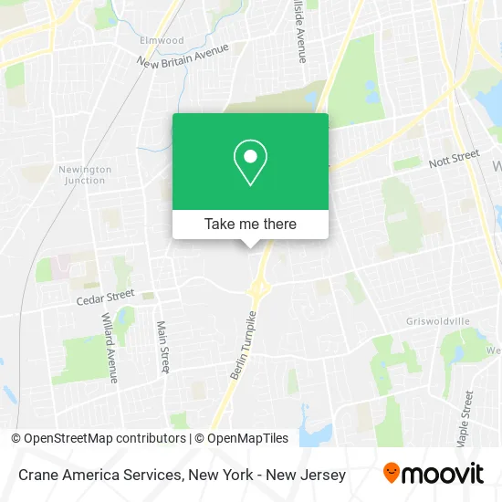 Crane America Services map