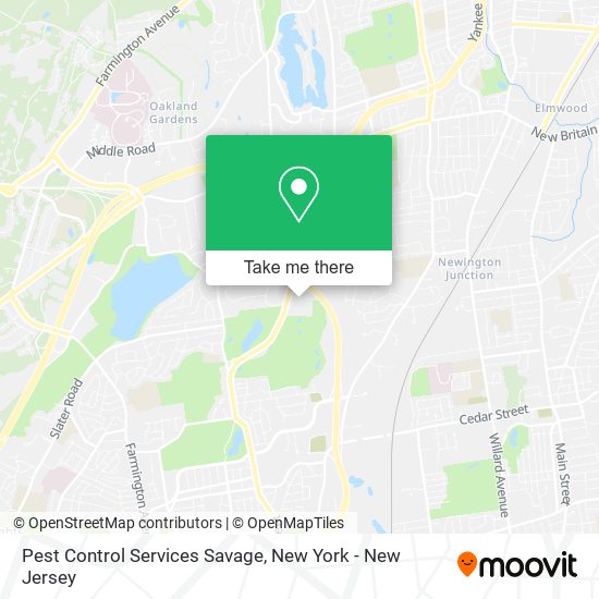 Mapa de Pest Control Services Savage