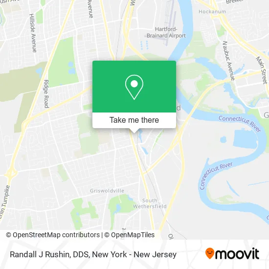 Randall J Rushin, DDS map