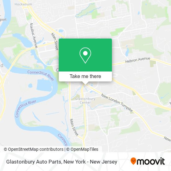 Glastonbury Auto Parts map