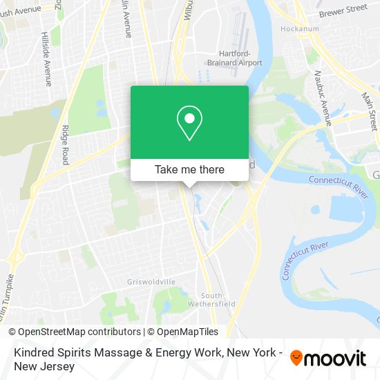 Kindred Spirits Massage & Energy Work map