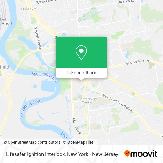 Lifesafer Ignition Interlock map