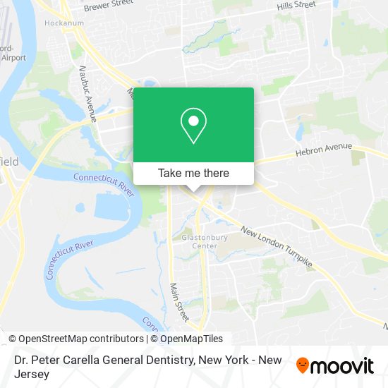 Dr. Peter Carella General Dentistry map