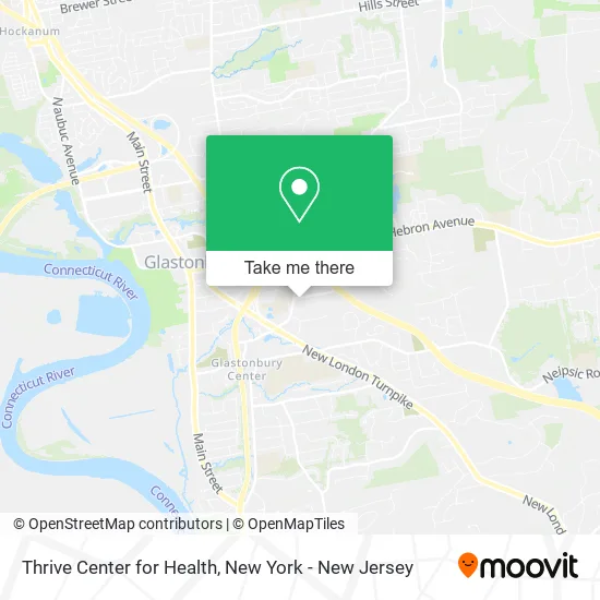 Thrive Center for Health map