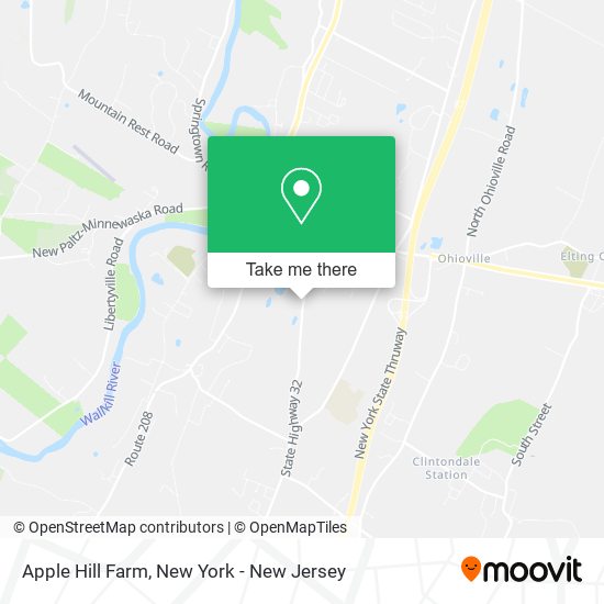 Apple Hill Farm map