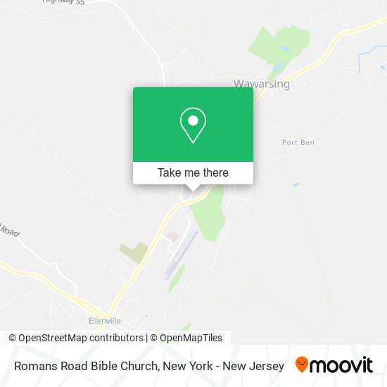 Mapa de Romans Road Bible Church