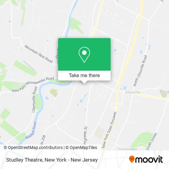 Mapa de Studley Theatre