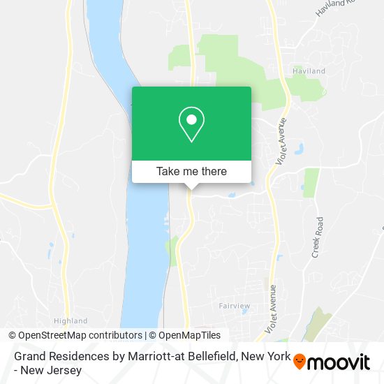 Grand Residences by Marriott-at Bellefield map