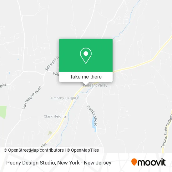 Peony Design Studio map