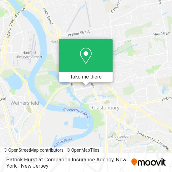 Patrick Hurst at Comparion Insurance Agency map