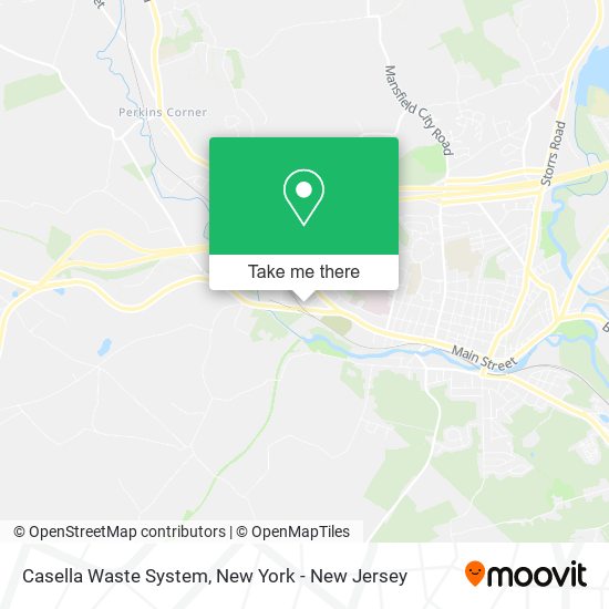 Casella Waste System map