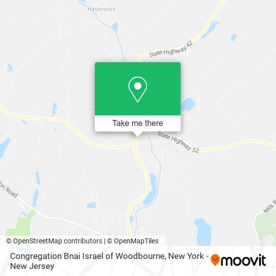 Mapa de Congregation Bnai Israel of Woodbourne