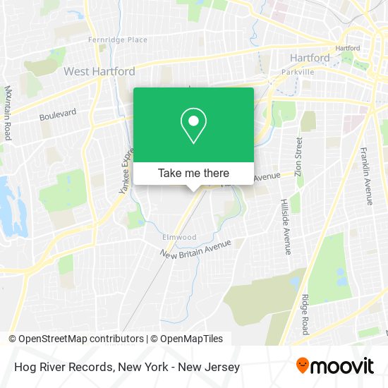 Mapa de Hog River Records