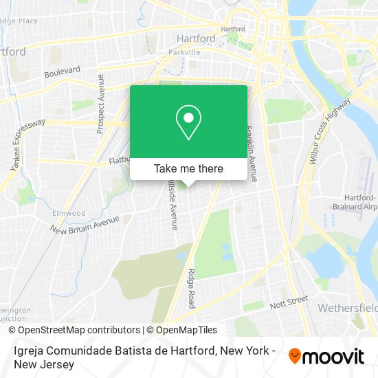 Igreja Comunidade Batista de Hartford map