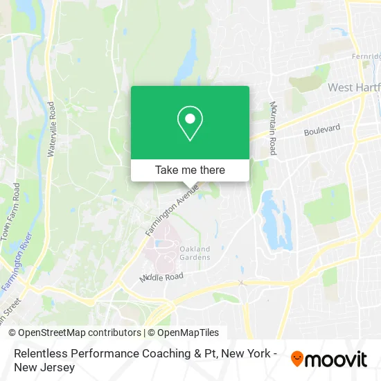 Relentless Performance Coaching & Pt map