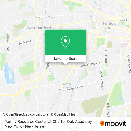 Family Resource Center at Charter Oak Academy map
