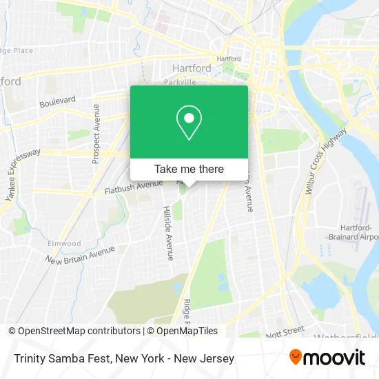 Trinity Samba Fest map