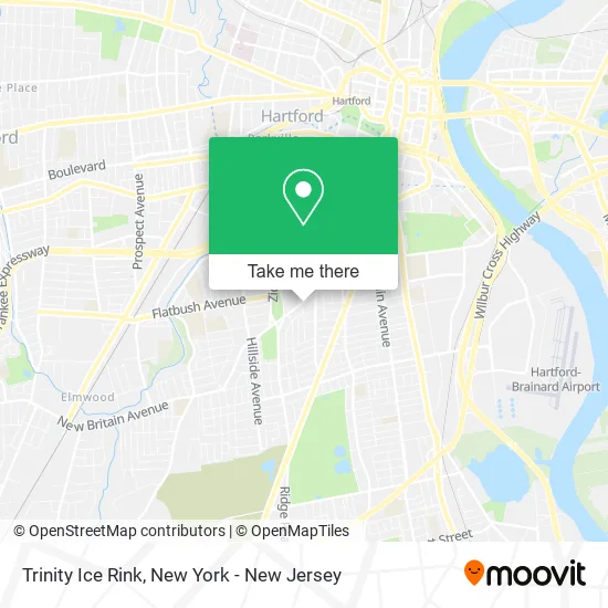 Trinity Ice Rink map