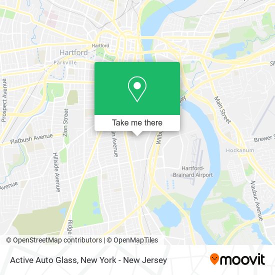 Active Auto Glass map