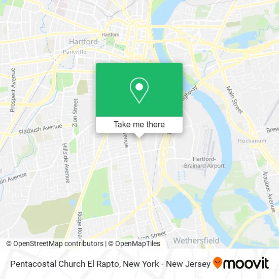 Pentacostal Church El Rapto map