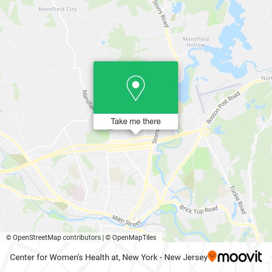 Mapa de Center for Women's Health at