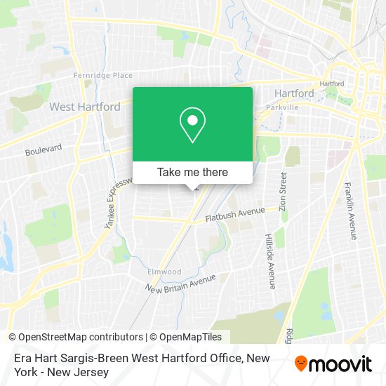 Mapa de Era Hart Sargis-Breen West Hartford Office