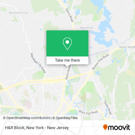 H&R Block map